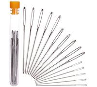 H&S Large Eye Blunt Needles 15pcs Yarn Knitting Needles Sewing Big Eye Darning Needles Wool