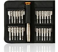 H&S Precision Screwdriver Set - Mini Glasses Screwdriver - Use it for Watch Sunglasses PC Computer Laptop Glasses Tightening Jewellery - Micro Screwdrivers Set with 24 Bits