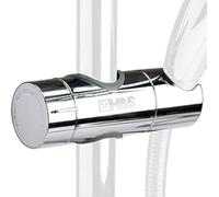 H&S Shower Head Holder Bar Pole Bracket Adjustable Chrome Plated - Fits Dia 18mm 19mm 20mm 21mm 22mm 23mm 24mm 25mm Pole Adjustable Shower Head Holder - Shower Attachment Holder - Showerhead Holder