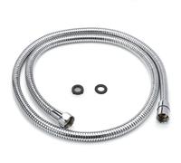 H&S Stainless Steel Shower Hose with 2 Washers - 1