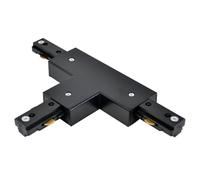 H Setup T Coupler Black Track Light Connector 120V Single Circuit | Three Wire Branch Piece for Retail Display Lounge Room Ceiling Arrangement Changes