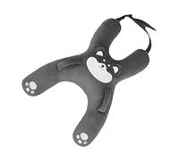 H Shape Car Sleeping Pillow 56 x 42 cm Headrest for Sleeping in the Car - Soft H-shaped Breathable Pillow Comfortable with Seat Belt Slots and Handles for Car Travel Girls Children On the Go