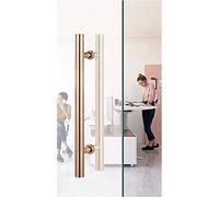 H Shape Push Pull Door Pull Handle, Commercial Grade Entrance Gate, 60-180cm, for Interior Exterior Use