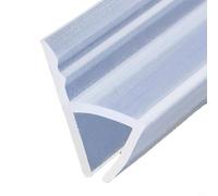 H-Shape Silicone Sealing Strip for Shower Doors and Glass Screens, 2 Meter Length with 6mm/8mm/10mm/12mm Width Options, Waterproof Rubber Seal for Bathroom and(c)