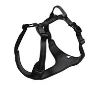H-shaped breathable dog harness for outdoor use reflective large and medium-sized dogs pet explosion-proof traction rope(Black,XS)