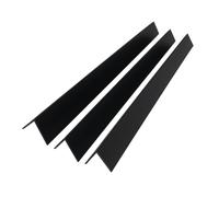 H-Smart Black PVC Angle Trim 40mm x 40mm x 1m - 2 Pack