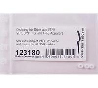 H&Steenbeck 123180 Seal consisting of PTFE for Nozzle (3pcs) for All H&S Models