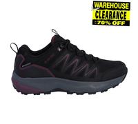 H-Tec Stealth Low Waterproof Womens Trail Shoes Trainers, Size 4 In Black/Purple