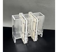 H-Type Electrolytic Cell for Electrochemical Reactions - Non-Sealed Acrylic Diaphragm Chamber, Customizable Solutions(600ml)