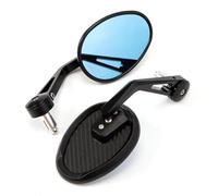 H Universal Motorcycle Handlebar Mirror 7/8'' 22mm Motorcycle Side Mirrors Bar End Handlebar Rearview Side Mirrors Accessories