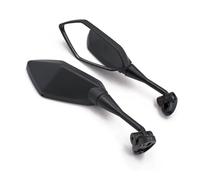 H Universal Motorcycle Handlebars Rearview Mirrors 30mm-45mm Mounting Hole Adjust The Angle At Will Motorcycle Rearview Mirror Accessories(Size1)
