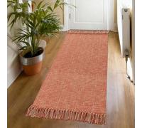 H.Versailtex Washable Carpet Runners 60 x 90 cm, Reversible Runner Rugs for Living, Hallway, Entryway, and Corridor - Long Runners for Narrow Spaces, Brown