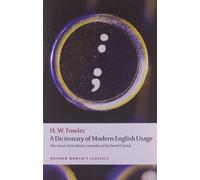 H.W. Fowler - A Dictionary of Modern English Usage The Classic First - M245z