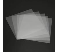H&W Fuse Bead Iron Paper, Transparent Plastic Ironing Sheet, 20PCS