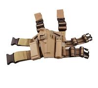 H World EU Tactical Airsoft Right Leg Paddle Belt Thigh Hand Drop Holster Black for M9 M92 (DE)