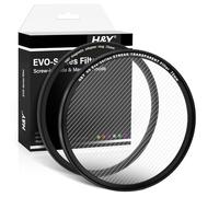 H&Y 72mm Variable Transparent Streak Filter 360° Rotatable Anamorphic Flare Effects Lens Filter Screw in and Magnetic Lens Filter 2 in 1 with Magnetic Adapter Ring for Photography Videography