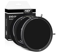 H&Y 82mm Variable ND Filter Variable ND3-32 Neutral Density VND and CPL Screw in and Magnetic Lens Filter 2 in 1 with Magnetic Adapter Ring, EVO Series