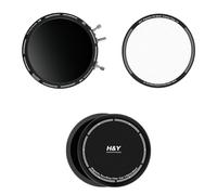 H&Y Cinematic Portrait Kit Revoring Mark II 82-95mm VND (ND3-1000) Neutral Density Filter & CPL Circular Polarizer + RevoRing 1/4 Mist Black Magnetic Clip-on Filter+ RevoRing Cap