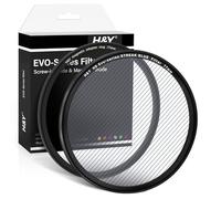 H&Y EVO Blue Streak Filter, 77mm Cinematic Flare Filter with Double-Mount Magnetic & Screw-in 2-IN-1, Blue Flare Anamorphic Effect for Video