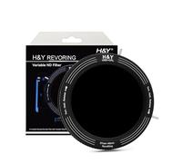 H&Y ND Filter 37 39 40.5 43 46 49mm Variable ND Filter, 3 in 1 Camera Lens Adjustable Neutral Density Filter, VND3-ND1000 1.5-10 Stops ND Filter for Studio Outdoor Video Shooting and CPL Filter