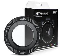 H&Y RevoRing 46-62mm Black Mist 1/4 Filter 2 in 1 Black Diffusion 1/4 Cinematic Effect Magnetic Filter for Vlog Portrait Photography Videography