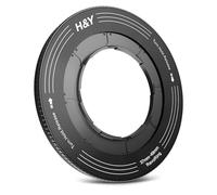 H&Y RevoRing Adjustable Step Up Ring 37-49mm to 52mm, Variable Lens Filter Adapter Ring, Universal Stepping System, Black