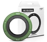 H&Y RevoRing Adjustable Step Up Ring 52-72mm to 77mm, Variable Lens Filter Adapter Ring, Universal Stepping System fits 52 55 58 62 67 72mm, Vintage Green