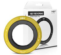 H&Y RevoRing Adjustable Step Up Ring 52-72mm to 77mm, Variable Lens Filter Adapter Ring, Universal Stepping System fits 52 55 58 62 67 72mm, Yellow