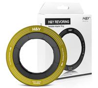 H&Y RevoRing Adjustable Step Up Ring 67-82mm to 82mm, Variable Lens Filter Adapter Ring, Universal Stepping System fits 67 72 77 82mm, Yellow