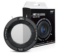 H&Y RevoRing Circular Polarising Filter, 2-in-1 Polarizer and Adjustable Adapter Ring for 46mm 49mm 52mm 55mm 58mm 62mm Lenses, CPL Camera Lens Polarizing Filtersfor Landscape and Outdoor Photography