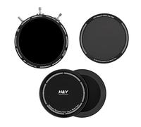 H&Y RevoRing Mark II 3-in-1 Filter Kit 58mm-77mm, Adjustable Variable ND3-1000 & CPL with Magnetic ND8 Filter for Long Exposure Photography, Protective Cap Set