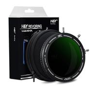 H&Y RevoRing Mark II 46-62mm Adjustable Multi-Fit VND + CPL Filter, 3-in-1 Variable ND3-1000 & Polarizer, Rapid-Switch for 46mm 49mm 52mm 55mm 58mm 62mm Lenses, 22-Layer Nano German Optics, Ultra-Wide