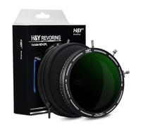 H&Y RevoRing Mark II 58-77mm Adjustable Multi-Fit VND + CPL Filter, 3-in-1 Variable ND3-1000 & Polarizer, Rapid-Switch for 58mm 62mm 67mm 72mm 77mm Lenses, 22-Layer Nano German Optics, Ultra-Wide