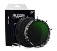 H&Y RevoRing Mark II 67-82mm Adjustable Multi-Fit VND + CPL Filter, 3-in-1 Variable ND3-1000 & Polarizer, Rapid-Switch for 67mm 72mm 77mm 82mm Lenses, 22-Layer Nano German Optics, Ultra-Wide Clarity
