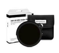 H&Y RevoSwift 95mm Drop-in ND1000 & CPL 2-in-1 Filter, 10-Stop Neutral Density & Polarizer with Magnetic Frame for RevoSwift System, HD MRC Glass for Long Exposure