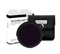 H&Y RevoSwift 95mm Drop-in ND64 & CPL 2-in-1 Filter, 6-Stop Neutral Density & Polarizer with Magnetic Frame for RevoSwift System, HD MRC Glass for Long Exposure Effects