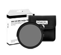 H&Y RevoSwift 95mm Drop-in ND8 & CPL 2-in-1 Filter, 3-Stop Neutral Density & Polarizer with Magnetic Frame for RevoSwift System, HD MRC Glass for Bright Daylight Photography