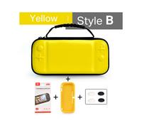 (H-Yellow-3in1) New For Nintend Switch Lite Portable Bag Storage for Switch Mini Protector Case for Nintendo Switch Mini Accessories