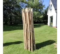 H0.6-1.5m Chestnut Heavy Duty Paling Fence Roll with Steel Wire | 5 Sizes (W5m x H1.2m)