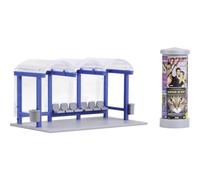 BNIB OO HO GAUGE KIBRI 38142 STATION WAITING SHELTER / BUS SHELTER - KIT