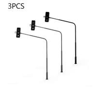 H0 Scale LED Traffic Light Set of 3 with Pedestrian Signals for Model Railroads, Requires 3V Supply Voltage, Comes with Resistors for Safe Connection to 12 16V