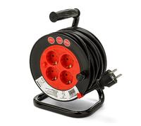 H05VV-F 3G1.5 mm² Cable Reel 15 m Cable Reel with 4 Sockets