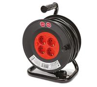 H05VV-F 3G1.5 mm² Cable Reel 25 m Cable Reel with 4 Sockets