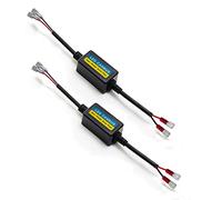 H1/H3/H7 LED Anti Flicker Capacitor Error Code Computer Warning Canceller LED Resistor Canbus Decoder(Pack of 2)