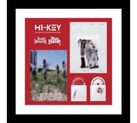 H1-KEY Rose Blosoom 1st Mini Album CD+Folding poster on pack+Photobook+Photocard+Postcard+Tracking (B Version)