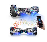 H1 Self Balancing Hoverboard with Bluetooth Music and LED Lights - Multiple Colors