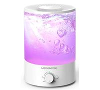 H1-XIT (White) MEGAWISE 3.5L Cool Mist Humidifier with Top Refill, Large Capacity, Easy Safe and Convenient for Your Home