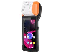 H10 Handheld PDA Terminal with Android 14.0 System, Octa-Core 2.3GHz Processor, 5.5" IPS Touchscreen, 5MP Rear Camera, Built-in 58mm Thermal Printer, 3000mAh Battery, NFC Support, 4G Wi-Fi BT Connect