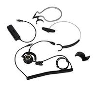 H1000 - RJ9 Crystal Head Noise Cancelling Call Center Headset, Cordless Phone Headset with 3 Wear Modes, Super Soft Cushions, Adjustable Boom Mic, for Call Centre Agents and (With adapter)