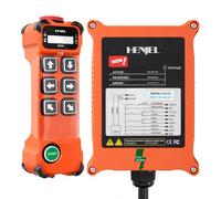 H106 24-264V 24V 36V 220V Industrial Wireless Crane Remote Control for Electric Hoist Overhead Bridge Truck Crane Remote Control 6 Buttons Transmitter and Receiver